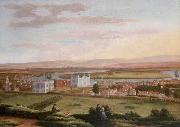 Hendrick Danckerts A View of Greenwich and the Queen's House from the South-East painting